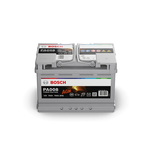 BOSCH POWER AGM 12V 70AH (760A; 278X175X190)
