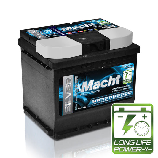 MACHT SILVER POWER 12V 50 AH (510 A; 207X175X175)