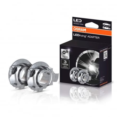 Set 2 adaptoare H7 Osram LED 64210DA01 pentru BMW, Mercedes, Skoda, Opel, VW