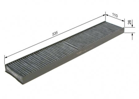 Filtru habitaclu C.A. BOSCH 1 987 432 328