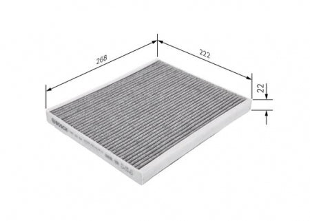 Filtru habitaclu C.A. BOSCH 1 987 432 537