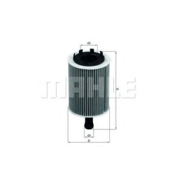 Filtru ulei MAHLE ORIGINAL OX 188D