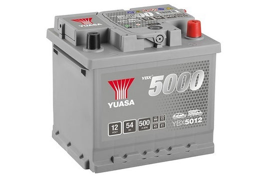 YUASA 5000 SILVER 54AH 500A (207X175X190)
