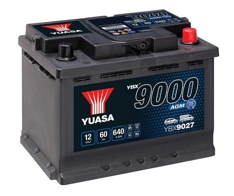 YUASA 9000 AGM 60AH 640A (243X175X190)